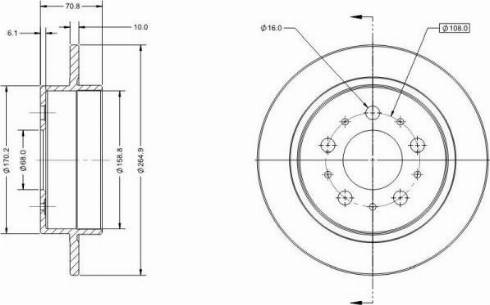 Remy RAD2178C - Тормозной диск avtokuzovplus.com.ua