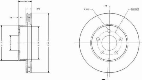 Remy RAD2179C - Тормозной диск avtokuzovplus.com.ua