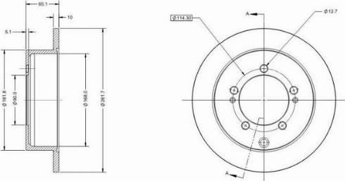 Remy RAD2180C - Тормозной диск avtokuzovplus.com.ua