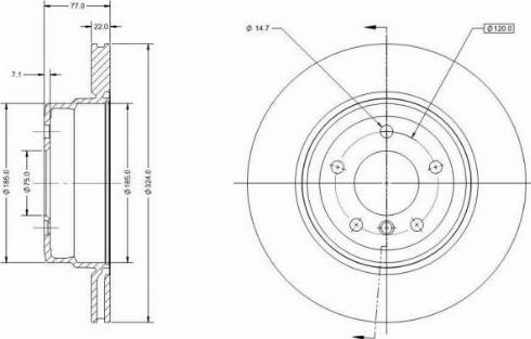 Remy RAD2186C - Тормозной диск avtokuzovplus.com.ua