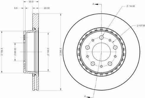 Remy RAD2209C - Тормозной диск autodnr.net