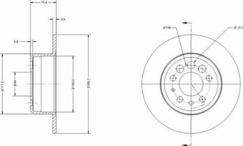 Remy RAD2212C - Тормозной диск avtokuzovplus.com.ua