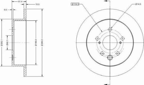 Remy RAD2213C - Тормозной диск autodnr.net