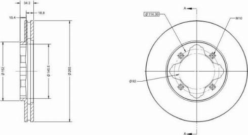 Remy RAD2216C - Тормозной диск avtokuzovplus.com.ua