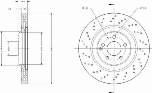 Remy RAD2221C - Тормозной диск avtokuzovplus.com.ua