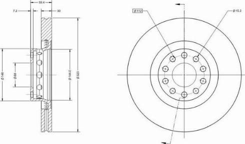 Remy RAD2228C - Тормозной диск avtokuzovplus.com.ua