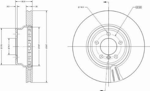 Remy RAD2230C - Тормозной диск avtokuzovplus.com.ua