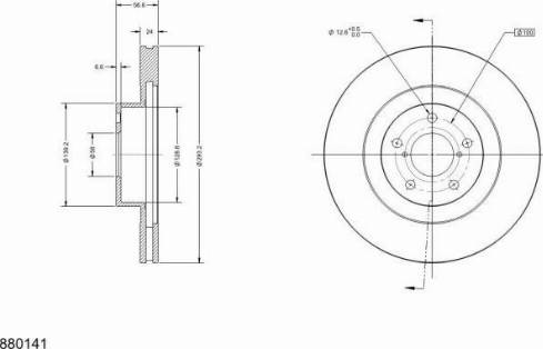 Remy RAD2242C - Тормозной диск autodnr.net