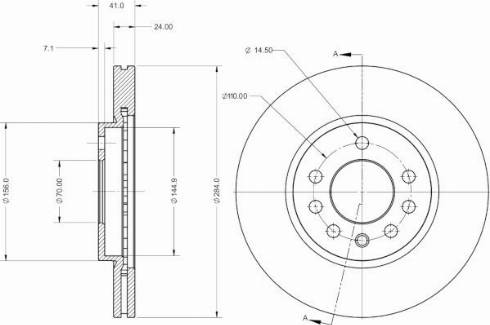 Remy RAD2261C - Тормозной диск avtokuzovplus.com.ua