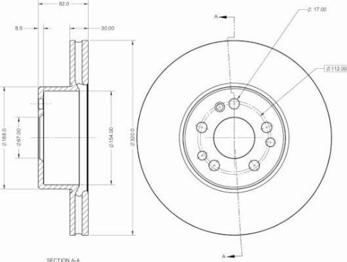 Remy RAD2265C - Гальмівний диск autocars.com.ua