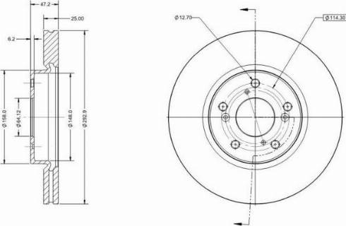 Remy RAD2270C - Тормозной диск avtokuzovplus.com.ua