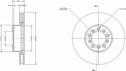 Remy RAD2282C - Тормозной диск avtokuzovplus.com.ua