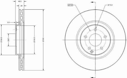 Remy RAD2322C - Тормозной диск avtokuzovplus.com.ua