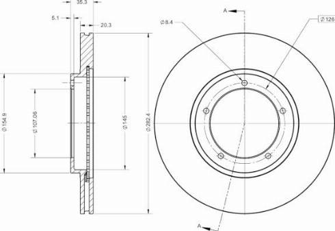 Remy RAD2376C - Тормозной диск avtokuzovplus.com.ua