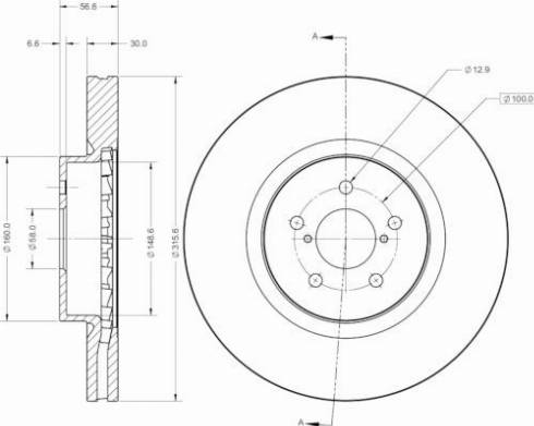 Remy RAD2405C - Тормозной диск avtokuzovplus.com.ua