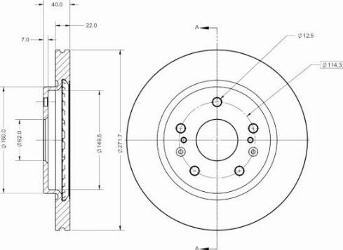 Remy RAD2410C - Тормозной диск avtokuzovplus.com.ua