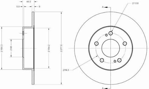 Remy RAD2420C - Тормозной диск avtokuzovplus.com.ua