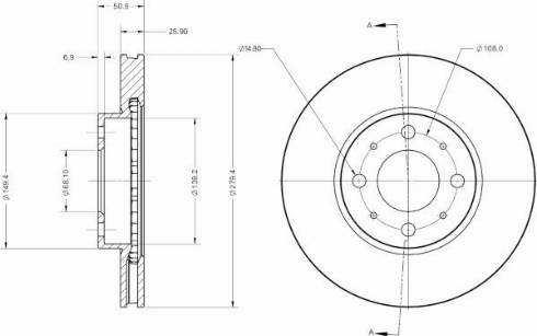 Remy RAD2423C - Тормозной диск avtokuzovplus.com.ua