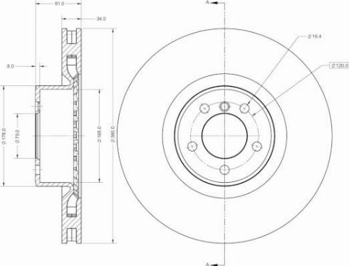 Remy RAD2446C - Тормозной диск avtokuzovplus.com.ua