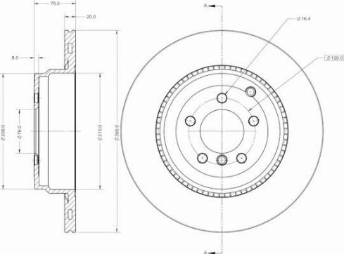 Remy RAD2447C - Тормозной диск avtokuzovplus.com.ua