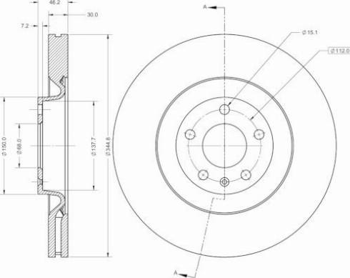 Remy RAD2449C - Тормозной диск avtokuzovplus.com.ua