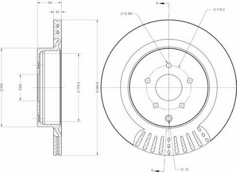 Remy RAD2470C - Тормозной диск avtokuzovplus.com.ua