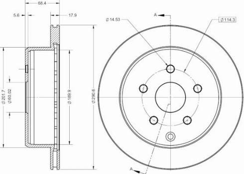 Remy RAD2485C - Гальмівний диск autocars.com.ua