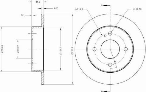 Remy RAD2488C - Тормозной диск avtokuzovplus.com.ua