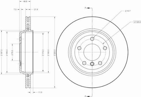 Remy RAD2528C - Тормозной диск avtokuzovplus.com.ua