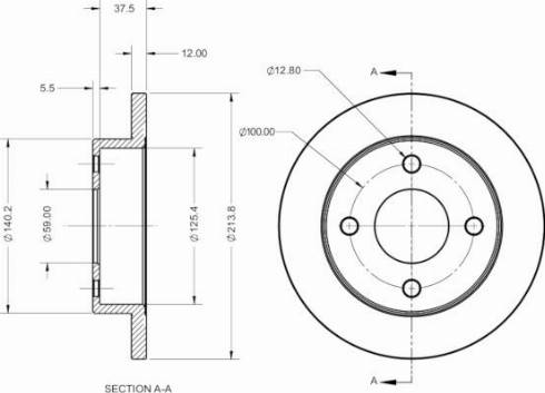 BOSCH 0 986 478 389 - Гальмівний диск autocars.com.ua