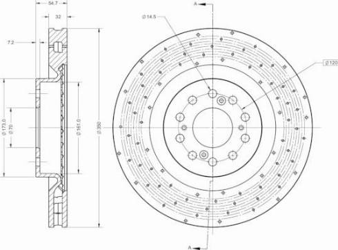 Remy RAD2572C - Тормозной диск avtokuzovplus.com.ua