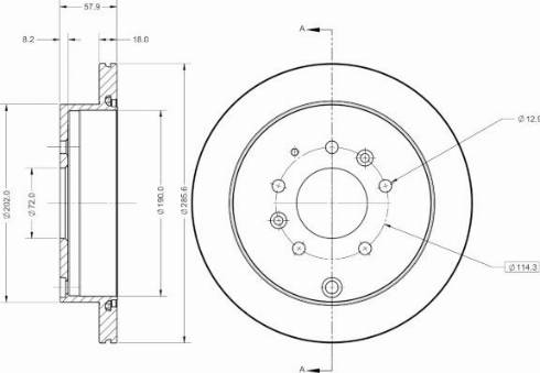 Remy RAD2576C - Тормозной диск autodnr.net