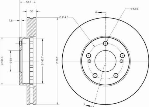 Remy RAD2617C - Тормозной диск avtokuzovplus.com.ua