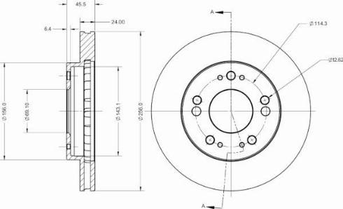 Remy RAD2618C - Тормозной диск autodnr.net