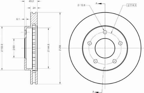 Remy RAD2619C - Тормозной диск autodnr.net