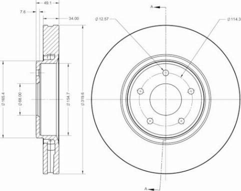 Remy RAD2628C - Тормозной диск avtokuzovplus.com.ua