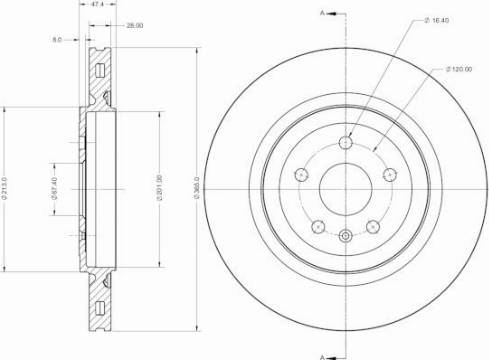 Remy RAD2630C - Тормозной диск avtokuzovplus.com.ua