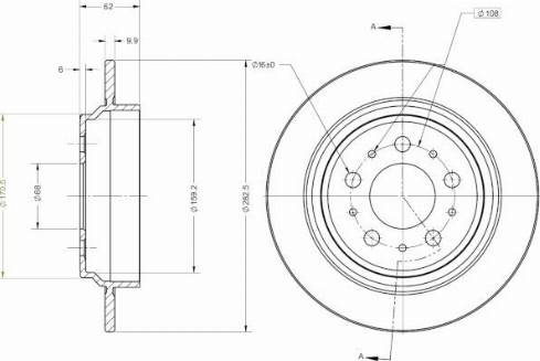 Remy RAD2633C - Тормозной диск avtokuzovplus.com.ua