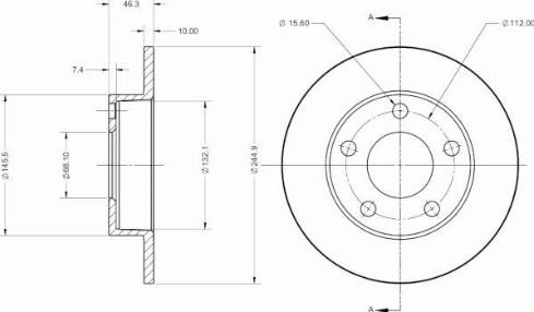 Remy RAD2640C - Тормозной диск avtokuzovplus.com.ua