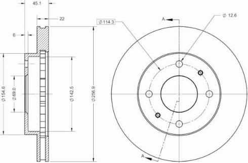 Remy RAD2667C - Тормозной диск avtokuzovplus.com.ua