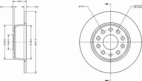 Remy RAD2673C - Тормозной диск avtokuzovplus.com.ua