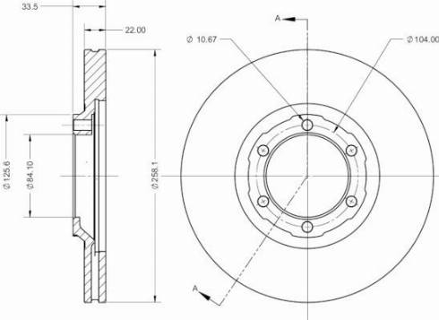 Remy RAD2696C - Тормозной диск avtokuzovplus.com.ua