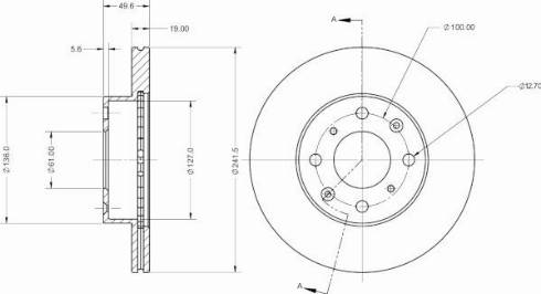 Remy RAD2698C - Тормозной диск avtokuzovplus.com.ua