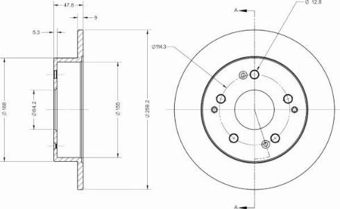 Remy RAD2700C - Тормозной диск avtokuzovplus.com.ua