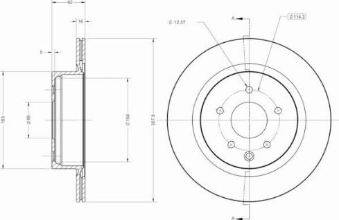 Remy RAD2738C - Тормозной диск avtokuzovplus.com.ua