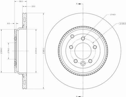 Remy RAD2743C - Тормозной диск autodnr.net