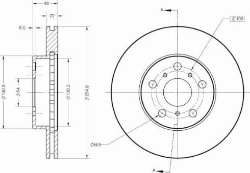 Remy RAD2747C - Тормозной диск avtokuzovplus.com.ua