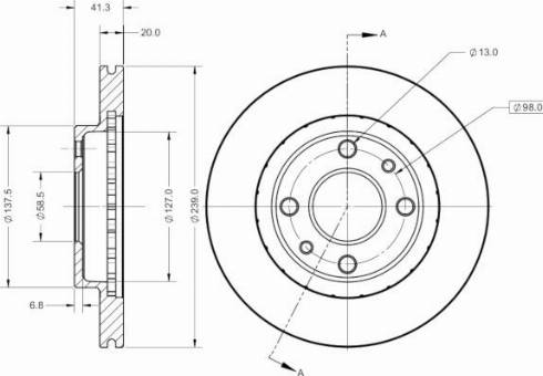 Remy RAD2750C - Тормозной диск avtokuzovplus.com.ua