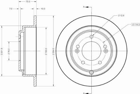 Remy RAD2762C - Тормозной диск avtokuzovplus.com.ua