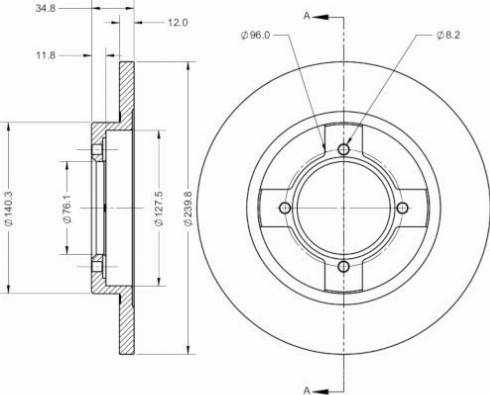 Remy RAD2816C - Тормозной диск autodnr.net